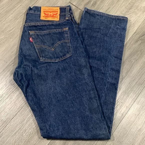 Levi’s 501 Rigid Medium Wash Jeans size 30 - Picture 1 of 10